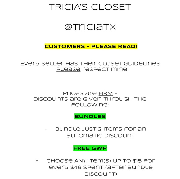 Other - cυѕтoмerѕ -> pleaѕe read ⬆️